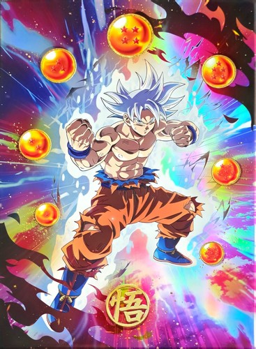The seller's photo of Ultra Instinct Goku