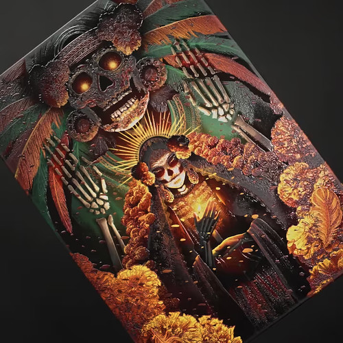 The seller's photo of Santa Muerte